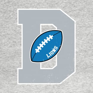 Big Bold Detroit Lions Monogram T-Shirt